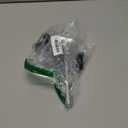 AR-PRO (1-Set) Heavy-Duty Wheelbarrow Axle Bracket Set - 10" x 0.63" Wheelbarrow Axle Shaft and 2.1" x 3.3" Brackets - Compatible with 5/8" Hole Wheelbarrow Axles - Includes Bolts Nuts, Nylon Spacers