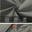 JMIERR Mens Casual Cargo Shorts - Cotton Drawstring Stretch Summer Beach Shorts Twill Chino Short with 6 Pockets (XX-Large, 01 Grey)