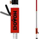 FT/CM Grade Rod for Laser Level, with Quick-Release Slider for Laser Receiver, 2.4m/7.9ft Adjustable Length Aluminum Laser Level Stick, DP2400