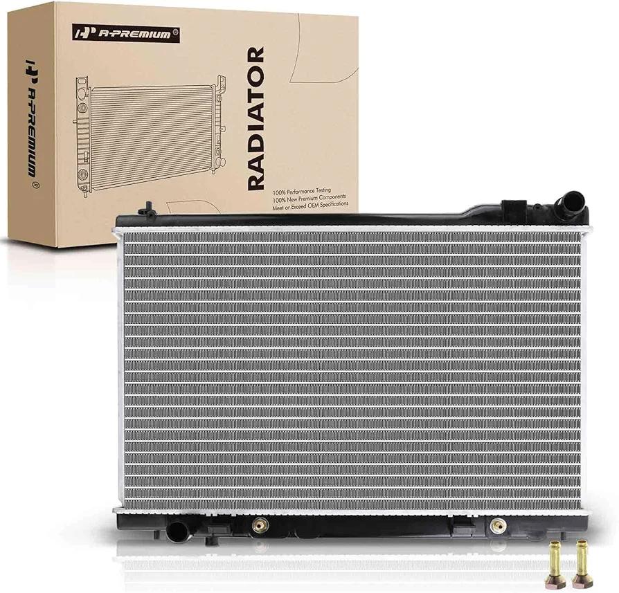 A-Premium Engine Coolant Radiator with Transmission Oil Cooler Compatible with Infiniti FX45 2003-2008 V8 4.5L, Automatic Transmission, Replace# 21460CM81B, 2146CG200