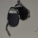 Motorcycle Chrome Rearview Side Mirrors Compatible with Kawasaki Suzuki Chopper Scooter 10MM