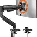 ErGear Single Monitor Arm, Fully Adjustable Monitor Mount for 1334 Inch Screens, Fast Install Computer Monitor Stand with Tool-Free VESA Mount, Cable Management, Holds 19.8 lbs, Max VESA 100x100mm
