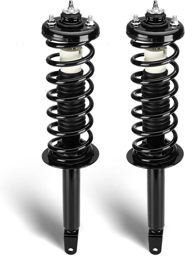 Rear Shock Absorber Compatible with Honda Accord 2008-2012, Struts Assembly w/Coil Spring, Replace for 172563 (Set of 2)