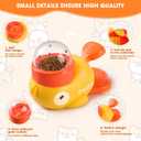 Dog Interactive Treat Dispenser, Duck Treat Dispenser for Dogs to Train Problem-Solving Skills, Food Puzzle Slow Feeder for Small & Large Cats Dogs