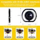 2 x Dust Bin Lid Cover Replacement Parts Compatible with Dyson V6 Vacuum Cleaner Canister Part,Dust Collector Lid Bin,Cup Cover Attachment,Bottom Accessories