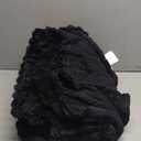 HIMEET Black Twin Size Blanket for Bed - 300GSM Soft Cozy Blankets, Cute Small Lightweight Fleece Throws, Birthday Gifts, Home Dorm Decor, Black, 60x80 Inches