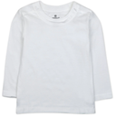 HonestBaby 4Pack Long Sleeve T Shirts 100% Organic Cotton for Toddler, Little Kids Boys, Girls, Bright White, 4T