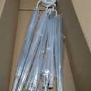 Clear Umbrella Bulk, Bulk Umbrellas for Wedding, 39 Inch Transparent POE Dome Umbrella with Auto Open, Stainless Steel Frame and White J Handle, for Wedding Guests, Photography and Outdoor Parties, Pack of 5
