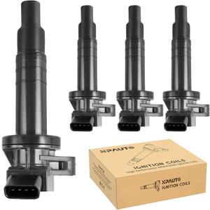 Ignition Coils Pack Fit for Engine 1ZZFE L4 1.8L 2000 2001 2002 2003 2004 2005 2006 2007 2008 Toyota Corolla,2000-2005 Celica GT, 2003-2008 Matrix, 2000-2005 MR2 Spyder, Pontiac Vibe, 2000-2002 Prizm