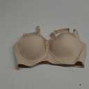 Plus Size Push Up Bras for Women Back Fat Smoothing Bra Comfort Lightly Underwire T-Shirt Bra (46C, Beige)