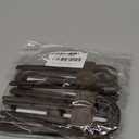 Cabinet Locks for Babies, Baby Proofing Cabinets, 6 Pack U-Shaped Child Locks for Cabinets, Child Proof Cabinet Latches,Child Safety Cabinet Locks with Adjustable by SPISPI(Brown)