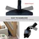 Upgraded Hardwood Floor Attachment with Horse Hair Soft Bristles & Flexible Brush Head for Vacuum Cleaners Using 1 '' (1.25inch) (32mm) Accessories - Work on Low Carpet & Wood/Bare/Tile/Hard Floors