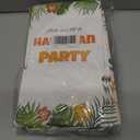 Leesgel 30 Pcs Hawaiian Luau Gift Bags for Party Supplies with 30 stickers, 6 Styles Hawaiian/Luau/Flamingo/Tropical Treat Bags Bulk, Kids Party Favors Goodie Stuffer Bag