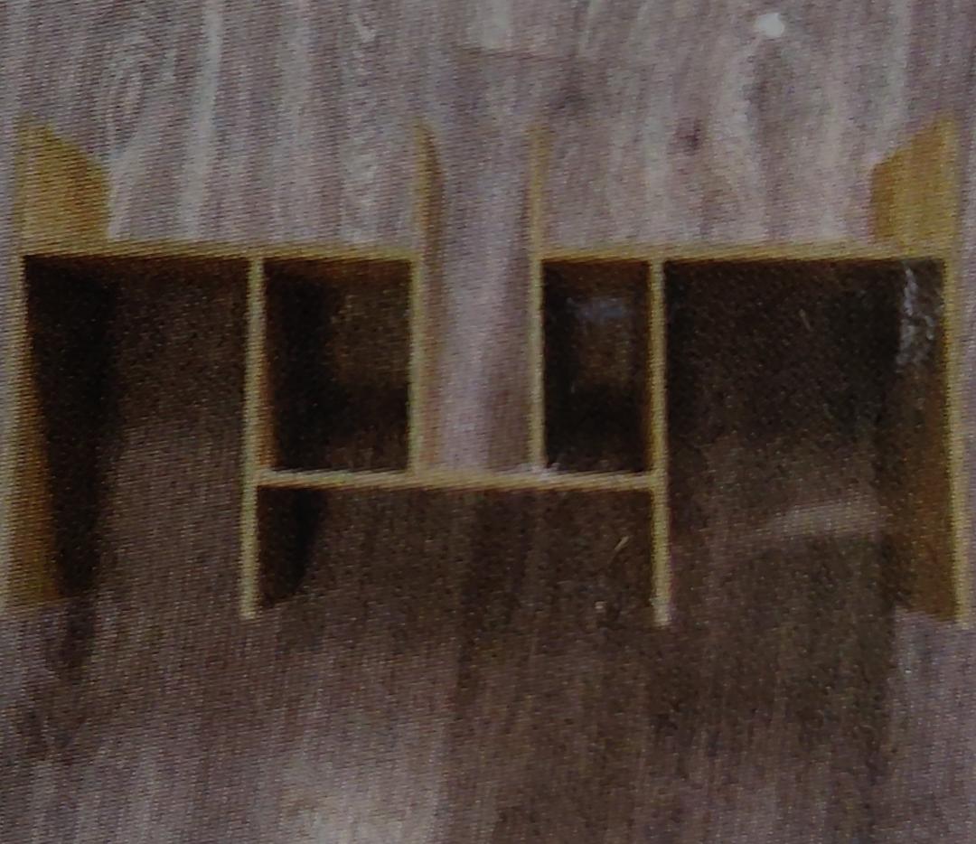 BRILENS Desktop Bookshelf Desk Storage Organizer Adjustable Wood Desktop Display Shelf Rack Counter Office Storage Rack Top Bookcase - Free Style Display Natural Stand Office Supplies Desk Organizer