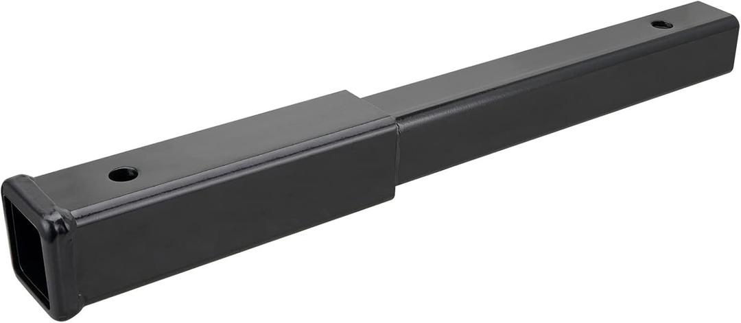 18" Hitch Extension18 Inch Hitch Extender for 2 Inch Receivers Black Powder Coated 4000LBS GTW, 350LBS TW