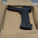 Trailer Hitch Dual Hitch Extender Adapter with 2 & 10-inch Riser/Drop, 2" Receiver, 2-inch Solid Shank, 10000lbs Capacity