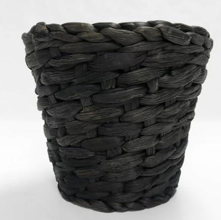 SEDLAV 6-Inch Weave Seagrass Basket Planter with Resin Liner - Set of 2 Plant Containers- Easy Planting and Maintenance. Better for Indoor or Outdoor use Made from Seagrass Material.