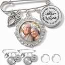 2PCS Custom Graduation Pins with Photo