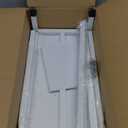 Bath Step with Handle Non Slip Surface Sturdy Aid Bathroom (White and Blue)