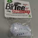 BirTee Golf Tees - PRO Speed Plus with Flexibility & Durability - 8 Pack. Indoor Golf Tees/Golf Simulator Tees/Winter Plastic Golf Tees (White)