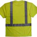 Radians ST11B Type R Class 2 Short Sleeve Black Bottom T-Shirt - Orange/Black - Size 2X (XXL)