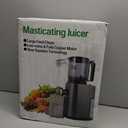 Cold Press Juicer, 5.5inch Wide Feed Chute Juicer Machine, Slow Masticating Juicer for Whole Vegetables & Fruits, Gray