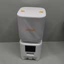 Automatic Dog Feeder - 8L/34 Cups Large Capacity Automatic Cat Food Dispenser with LCD Screen, Large Food Tray, Battery Operated, Timed Cat Feeder, Up to 50 Portions 6 Meals Per Day, Keeps Fresh (White)