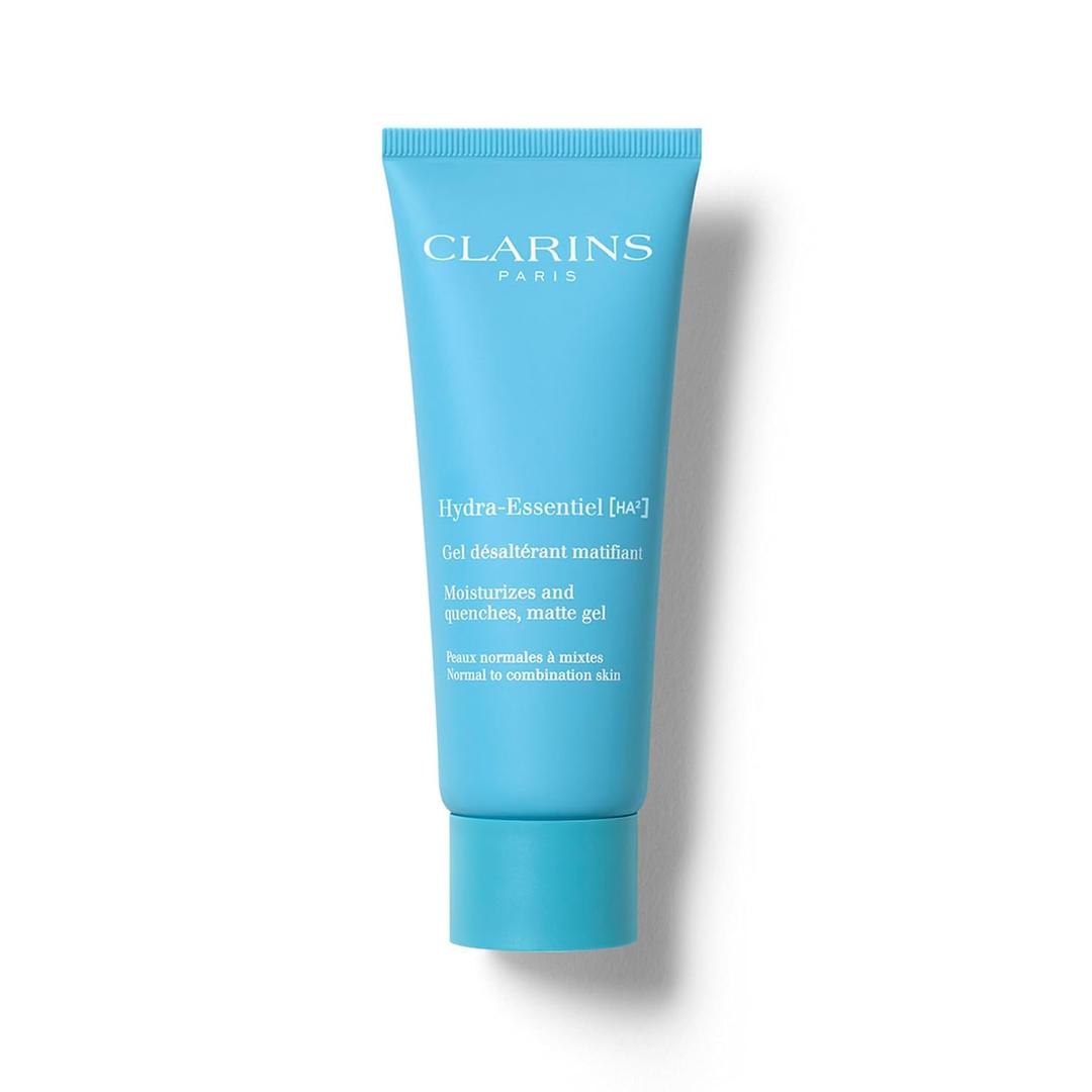 Clarins Hydra-Essentiel Matte Gel|Intensely Hydrating & Mattifying|60 Seconds to Plumper Skin*|Softens & Refreshes|Double Dose of Hyaluronic Acid|Normal-Combination Skin|2.6 Ounces