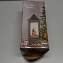 Christmas Snow Globe Lantern Crystal Glitter Lantern Features 8 Songs and 6-Hour Timer Function Ideal for Holiday Decorations and Gifts USB and Battery-Powered Snow Globe (Christmas Tree)