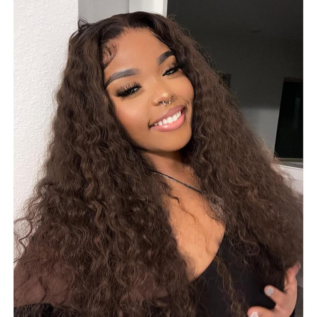 Long Curly Wig V Part Wigs Synthetic Half Wigs for Black Women, Glueless Wigs Chocolate Brown Deep Wave V Part Wig No Leave Out Thin Part Wig U Part Wigs for Women Clip in Extensions Long Curly Wig V Part Wigs Synthetic Half Wigs for Black Women, Glueless Wigs Chocolate Brown Deep Wave V Part Wig No Leave Out Thin Part Wig U Part Wigs for Women Clip in Extensions