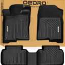 OEDRO Floor Mats Fit for Honda Civic 2022-2026 / Acura Integra 2023-2025,All Weather Custom Fit Heavy Duty Floor Liners 1st & 2nd Row Set (Not for Coupe Models)