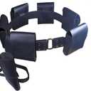 Leather Utility Belt with Holster and Pouches Halloween Cosplay Costume Accessory