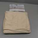 10x10ft Wrinkle Free Backdrop Curtain for Parties Soft Fabric Drapes Wedding Cream Curtain Backdrop for Birthday Party Decorations Background for Photography 5x10ft, 2 Panels