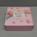 Fimibuke Bento Lunch Box for Kids, Leak Proof Toddler Bento Box with 4 Compartments BPA Free Dishwasher Safe Lunch Container with Utensils, Ideal Portion Sizes for Ages 3-12 Girls Boys for School (A13. White Dinosaur)