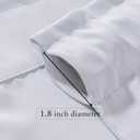 3 x MIULEE Blackout Valance Rod Pocket Thermal Insulated Window Treatment Tiers Solid Short Curtain for Small Window Bedroom 52 x 18 Inches 1 Panel Greyish White