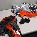 Cheerleader Costume for Girls Zombie Cheerleaders Outfit Kids Halloween Scary Bloody Dress Accessories Set (XX-Large(14-16 Years), Black-red)