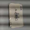 A-Z BAG 2pcs Personalised Makeup Bag Set, Canvas Cosmetic Bag with Rhinestone Initial, Birthday Gifts for Women (H, Beige)