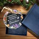 2 x New Grandma Ornament - Baby Announcement Gift Promoted from Dog to Human Grandma Glass Ornament - Grandmother Gifts for Christmas - Grandmother Gifts from Grandkids