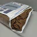 TAOCOCO Reclining Loveseat with Middle Console Slipcover, 4 Piece Polyester Fabric Stretch Loveseat Recliner Sofa Covers, Soft Washable Furniture Protector (Light Coffee, 2 Seater with Console Cover)