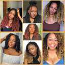 12 Inch Pre-Looped Yanky Twist Crochet Hair, 30 Strands/Pc, Mini Passion Twists, Senegalese Braiding Hair (Natural Black, 8 Pcs/Pack)