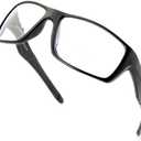 VITENZI Bifocal Safety Glasses with Readers Wrap Around Sport Magnifying Safety Reading Protective Goggles Men Women Palermo (Black)