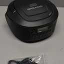 Greadio CD Boombox Player with AUX Input, Portable Boombox Player with Good Sound, CD/C D-R/C D-RW Compatible, Programmable, Battery/Type-C Operated,Digital Portable Boombox for Kids,Seniors