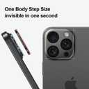 [2 Pack] for iPhone 14 Pro/Pro Max Camera Lens Protector, Military Grade 9H Tempered Glass, Premium Metal flat Covering Design, Anti-Fingerprint Technology, Ultra HD Photography, Black