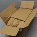 Toovip 100 Pack 8x4.75x10 Inch Medium Plain Brown Kraft Paper Bags with Handles Bulk, Gift Wrap Bags for Favors Grocery Retail Party Birthday Shopping Business Goody Craft Merchandise Take Out Sacks