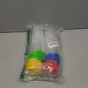 No Spill Paint Cups, 24pcs Paint Cups with Lids for Kids Suitable for Kids Paint, Spill Proof Paint Cups are Ideal for Classroom Art Supplies and Crafts, Durable Paint Cups with Lids(4 Colors)