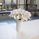 36 PCS Calla Lily Artificial Flowers,12.8'' Latex Fake Lilies for Bridal Wedding Bouquet, Home Decor,Office Party, Table Arangements (White)