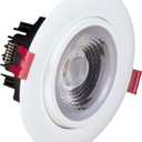 NICOR Lighting DGD411202KRDWH LED Downlights, White
