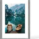 16x24 Picture Frame, Rustic Grey Wood Style, Wall Mounting
