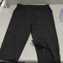 High Waisted Leggings with Pockets for Women Buttery Soft Full Length Capri Workout Yoga Pants (Large, Black)