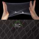 100PCS White Hair Net 20" Invisible Elastic Edge Mesh Hair Nets for Ballet Bun, Women Sleeping, Food Service, Short Wig Package 50cm